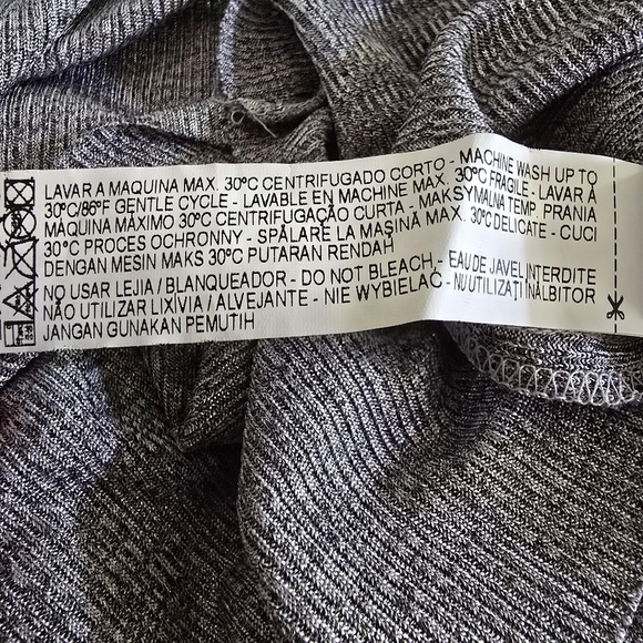 Zara TRF One Shoulder Knit Pullover With Metallic Effect Size Small - Picture 10 of 11